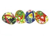 Flip Flop Coasters - Hula Print