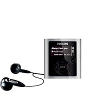 Philips SA1929/37 2 GB Flash Audio MP3 Player with Case and SportsHeadphones