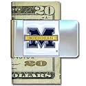 College Large Money Clip - Michigan Wolverines