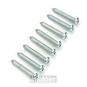 Du-Bro 528 #4 x 3 4 Button Head Sheet Metal Screw (8-Pack) from Sheet Metal Screws