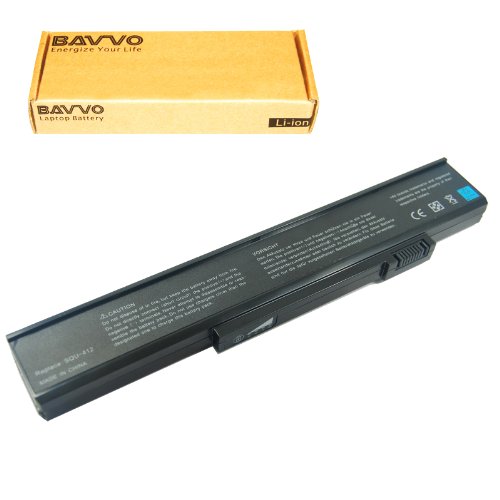 Bavvo 6-cubicle Laptop Battery for Gateway 6000 6500 M360 M460 M680 MA3 MA7 MX6000