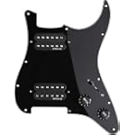 EMG ST-12 SRO Dual Humbucker Prewired Pickguard Black