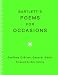 Books : Bartlett's Poems for Occasions