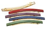 France Luxe Long Skinny Barrette - Organdy