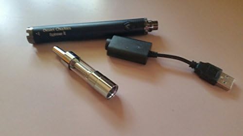 Desert Chuckies Brand BLACK USB Charger with 3.2-4.8 Variable Voltage Spinner II Battery and Mini PT 3!