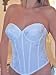 Valmont Low Back Longline Strapless Bra Style 899