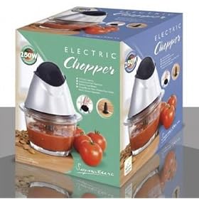 Signature Multi Chopper Silver Glass