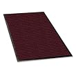 GJO59474 - Indoor/Outdoor Mat, Rubber Cleated Backing, 3x5 Burgundy