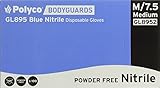 BODYGUARD GL8952B Nitrile Powder Free Disposable Gloves, Set of 100