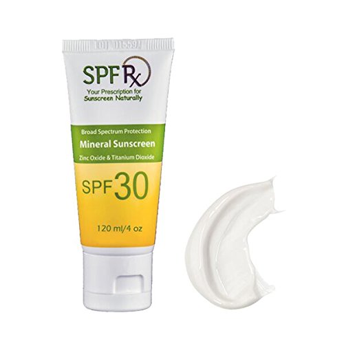 Spf rx natural facial and body sunscreen spf 30 - zinc oxide, tit…