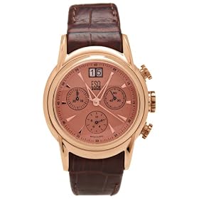 ESQ by Movado Men's Quest Chronograph Leather Watch #07300940