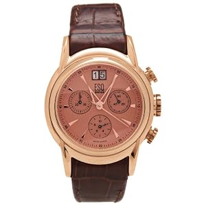 ESQ by Movado Men's Quest Chronograph Leather Watch #07300940