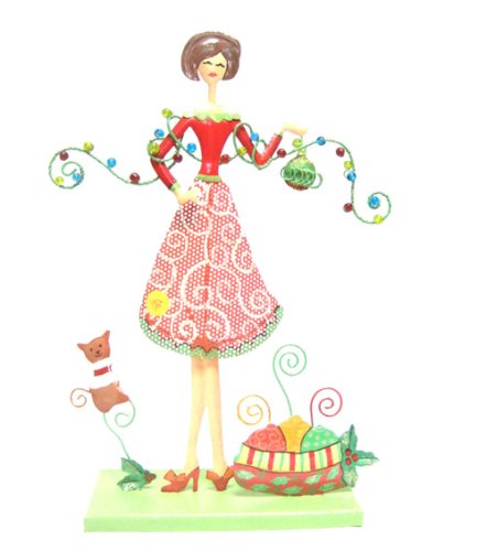 Christmas Earring Tree Jewelry Organizer Photo Holder