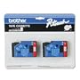 2-pack 1/2in Red On White Pt-6-25 150 170