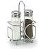 Salt and Pepper Shaker Set with Rack