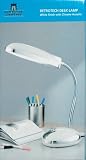 Normande Lighting Retrotech Desk Lamp White/Chrome