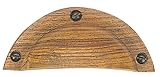 Tools & Hardware : Atlas Homewares 3106 3-1/2-Inch Wood Bin Pull, Wood