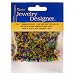 10/0 Transparent Seed Beads, 20 Gram, Multi Mix