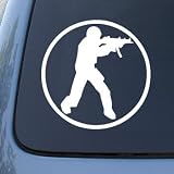COUNTERSTRIKE - Half-Life - Vinyl Decal Sticker #A1427 | Vinyl Color: White
