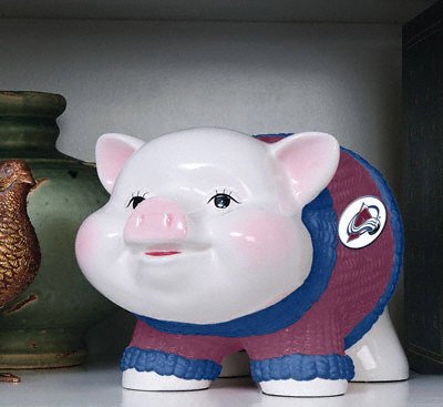Buy Colorado Avalanche Piggy Bank by FansEdge
