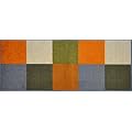 Wash+dry 008040 Fu�matte Quadrate Oliv 75 x 190 cm