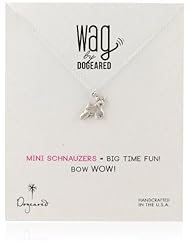 Dogeared "Wag" Sterling Silver Necklace, 18"