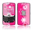 Retro Pink Flowers Design Protective Skin Decal Sticker for Blackberry 8800/ 8820/ 8830/ World Cell Phones