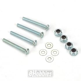 Du-Bro 177 6-32 x 1-1 4 Bolt Set With Lock Nut (4-Pack) from Lock Nuts