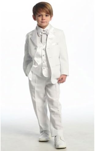 Modern White Tuxedo for Boys
