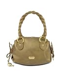 Coccinelle Small Metal - Metallic Bronze Leather Evening Bag