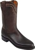LUCCHESE 2000 T0122 Mens Western Leather Cowboy Boots Mad Dog Chocolate