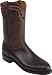 LUCCHESE 2000 T0122 Mens Western Leather Cowboy Boots Mad Dog Chocolate