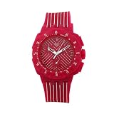 Swatch Women's SUIP401 Pink Run Multi-Color Strap Watch