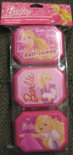 Barbie Treat Containers Party Favors (3 Pack) by pti group