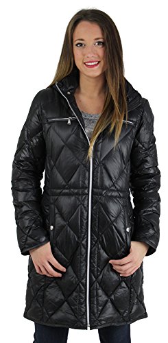 Michael Kors Womens Down Puffer Hooded Trench Coat Desertcart