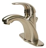 Price Pfister T42-AMCK Parisa Parisa Single Control 4 Centerset, With Metal Pop-Up, Brushed Nickel