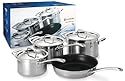 Le Creuset 3-Ply Stainless Steel 4 Piece Cookware Set