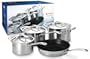 Le Creuset 3-Ply Stainless Steel 4 Piece Cookware Set