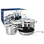 Le Creuset 3-Ply Stainless Steel 4 Piece Cookware Set