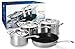 Le Creuset 3-Ply Stainless Steel 4 Piece Cookware Set
