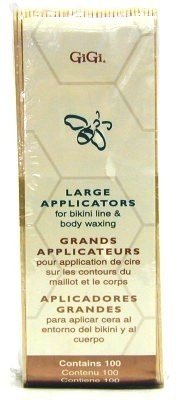 GIGI Applicators Large 100's (3-Pack) with Free Nail File
