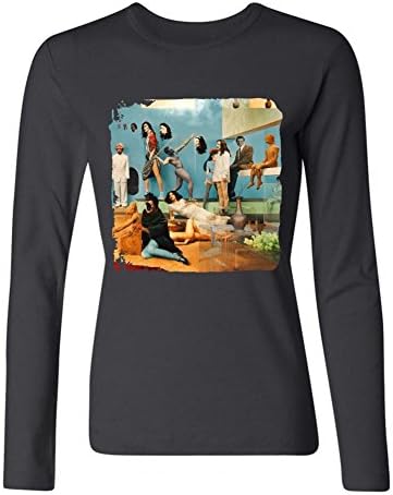 ChaoQT Women's Yeasayer Amen &amp; Goodbye Long Sleeve T-shirts Size S Black