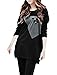 Allegra K Ladies Long Sleeve Tops Jersey Oversize Loose T Shirts