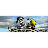 PIRATE REAR WINDOW MURAL,DECAL,TINT