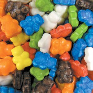 Assorted Teddy Bear Candy - 25 pounds. by Double Bubble