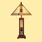 Mission Table Lamp in Rich Walnut