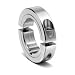 Climax Metal Two-Piece Clamping Shaft Collar, Keyway, Aluminum