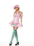 3PC. Strawberry girl costume