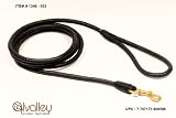 Leather Braided Snap Lead 6' Thick