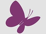Produkt-Bild: Wandtattoo Schmetterling 20cm gro&szlig;!!!Wandaufkleber Motiv 7-flieder_42